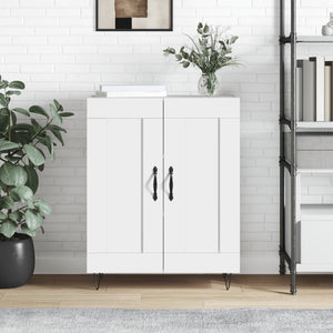 Credenza 69,5x34x90 cm in Legno Multistrato Bianco Lucidocod mxl 128015