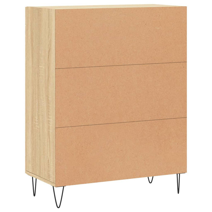 Credenza Rovere Sonoma 69,5x34x90 cm in Legno Multistrato 830191