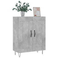 Credenza Grigio Cemento 69,5x34x90 cm in Legno Multistratocod mxl 128017