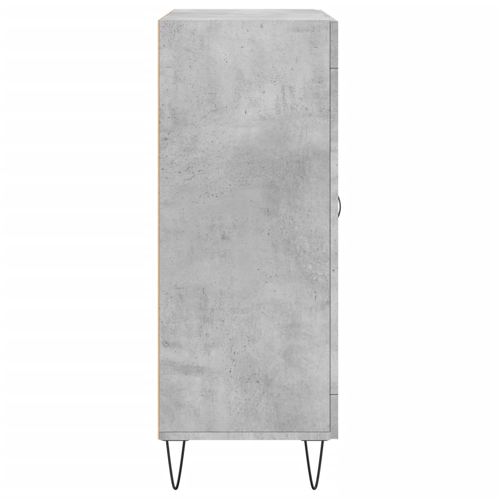 Credenza Grigio Cemento 69,5x34x90 cm in Legno Multistrato 830192