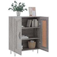 Credenza Grigio Sonoma 69,5x34x90 cm in Legno Multistrato 830194