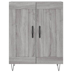 Credenza Grigio Sonoma 69,5x34x90 cm in Legno Multistrato 830194