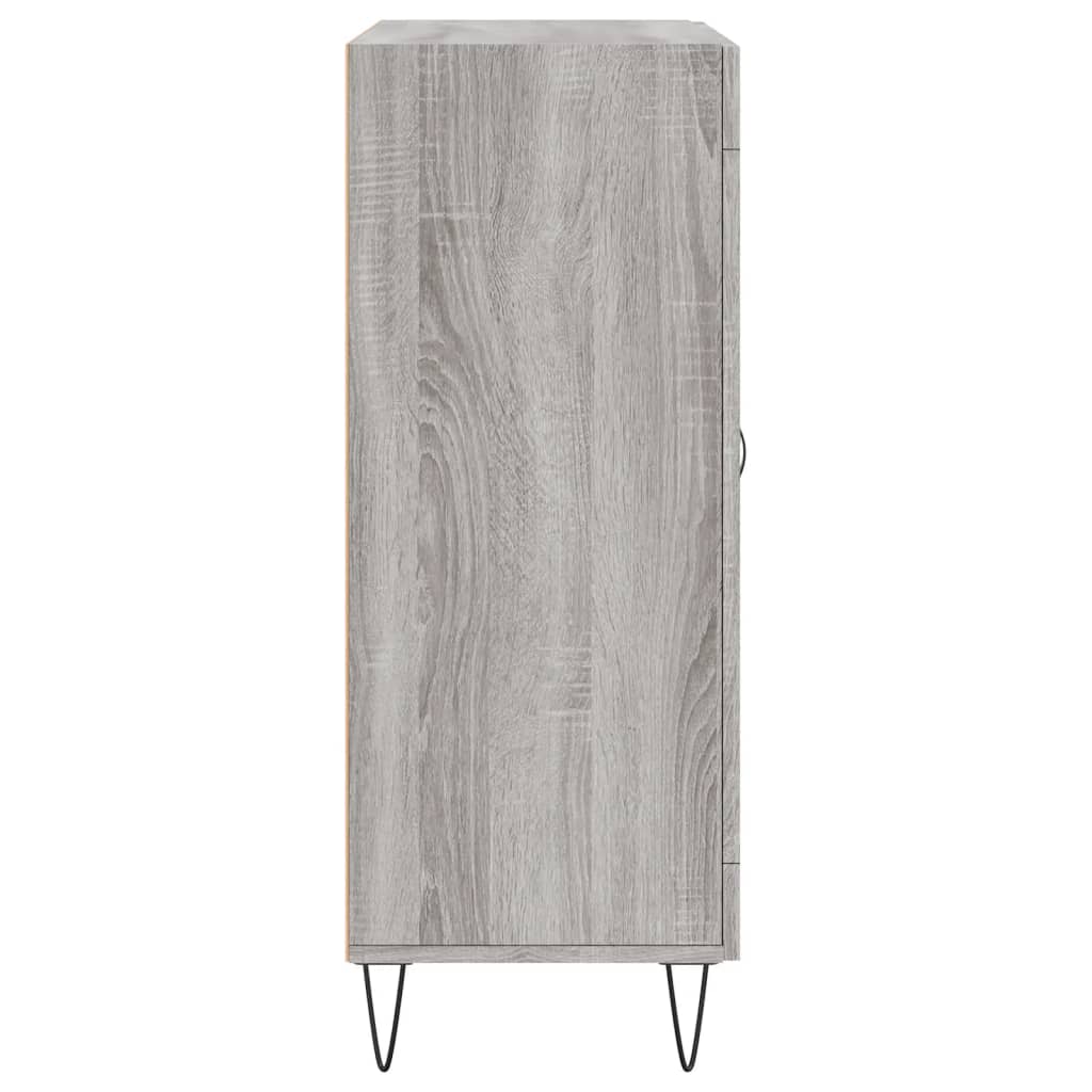 Credenza Grigio Sonoma 69,5x34x90 cm in Legno Multistrato 830194