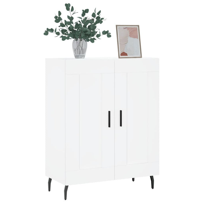 Credenza Bianca 69,5x34x90 cm in Legno Multistrato 830212