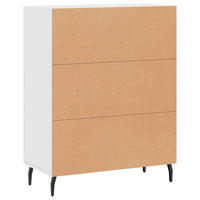 Credenza Bianca 69,5x34x90 cm in Legno Multistrato 830212