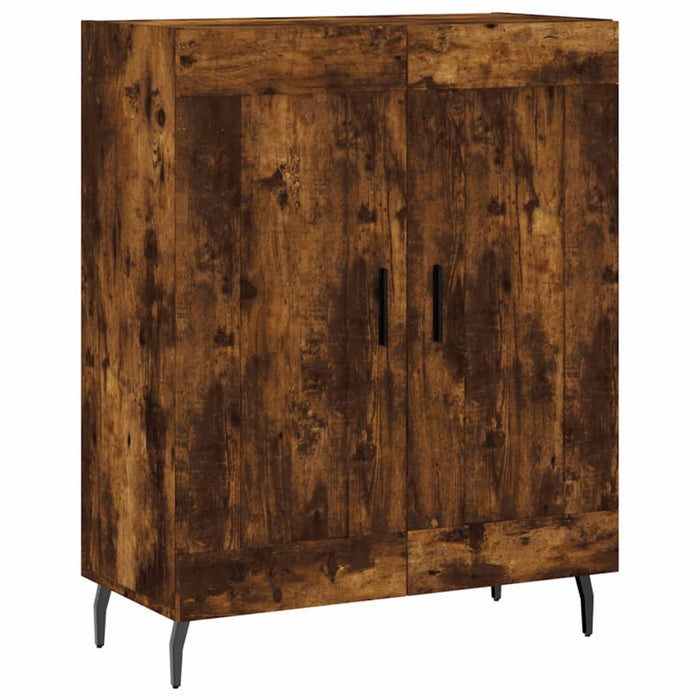 Credenza Rovere Fumo 69,5x34x90 cm in Legno Multistrato 830217