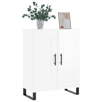 Credenza 69,5x34x90 cm in Legno Multistrato Bianco Lucido 830222