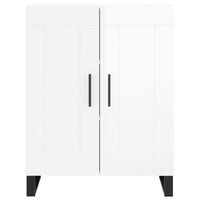 Credenza 69,5x34x90 cm in Legno Multistrato Bianco Lucido 830222