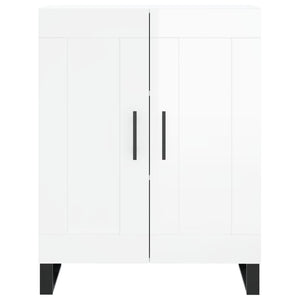 Credenza 69,5x34x90 cm in Legno Multistrato Bianco Lucido 830222