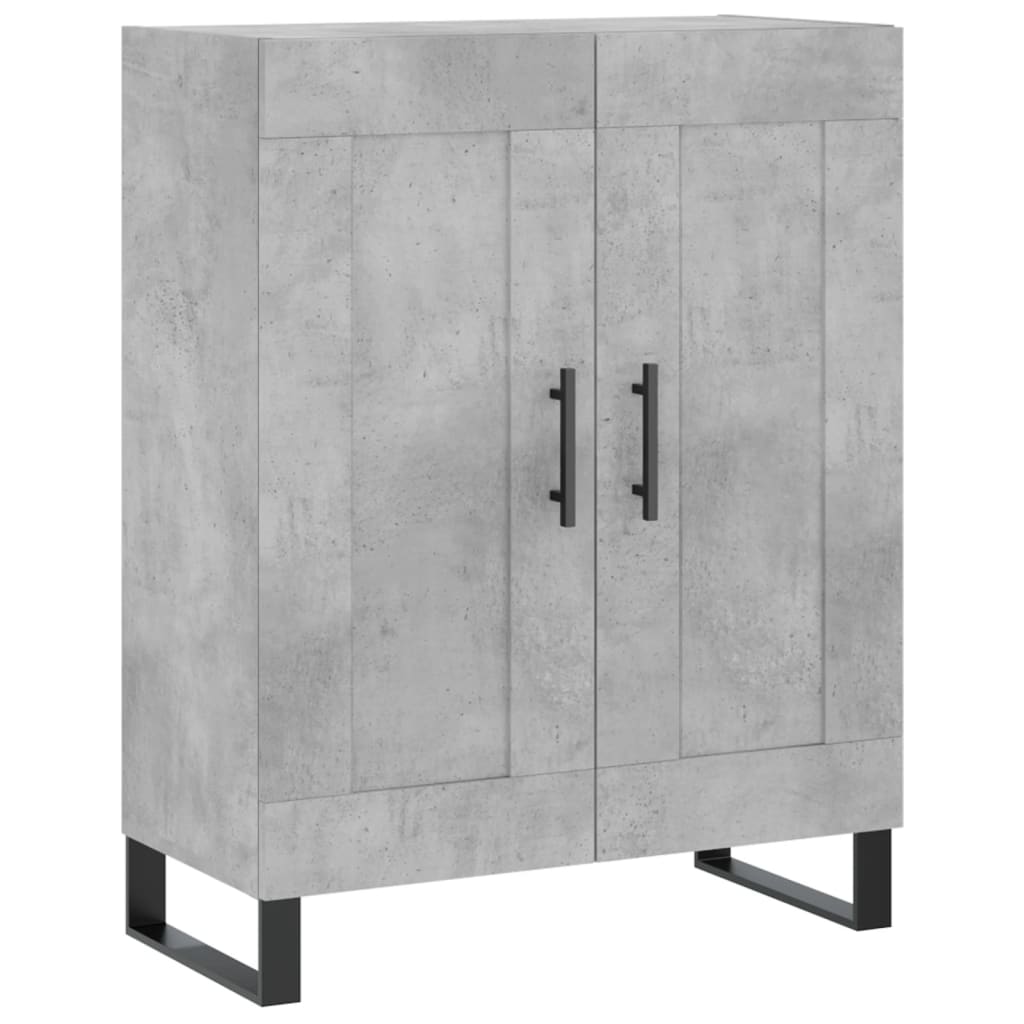 Credenza Grigio Cemento 69,5x34x90 cm in Legno Multistratocod mxl 104064