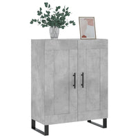 Credenza Grigio Cemento 69,5x34x90 cm in Legno Multistratocod mxl 104064