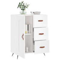 Credenza 69,5x34x90 cm in Legno Multistrato Bianco Lucido 830230