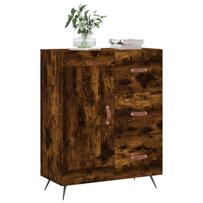 Credenza Rovere Fumo 69,5x34x90 cm in Legno Multistratocod mxl 81442