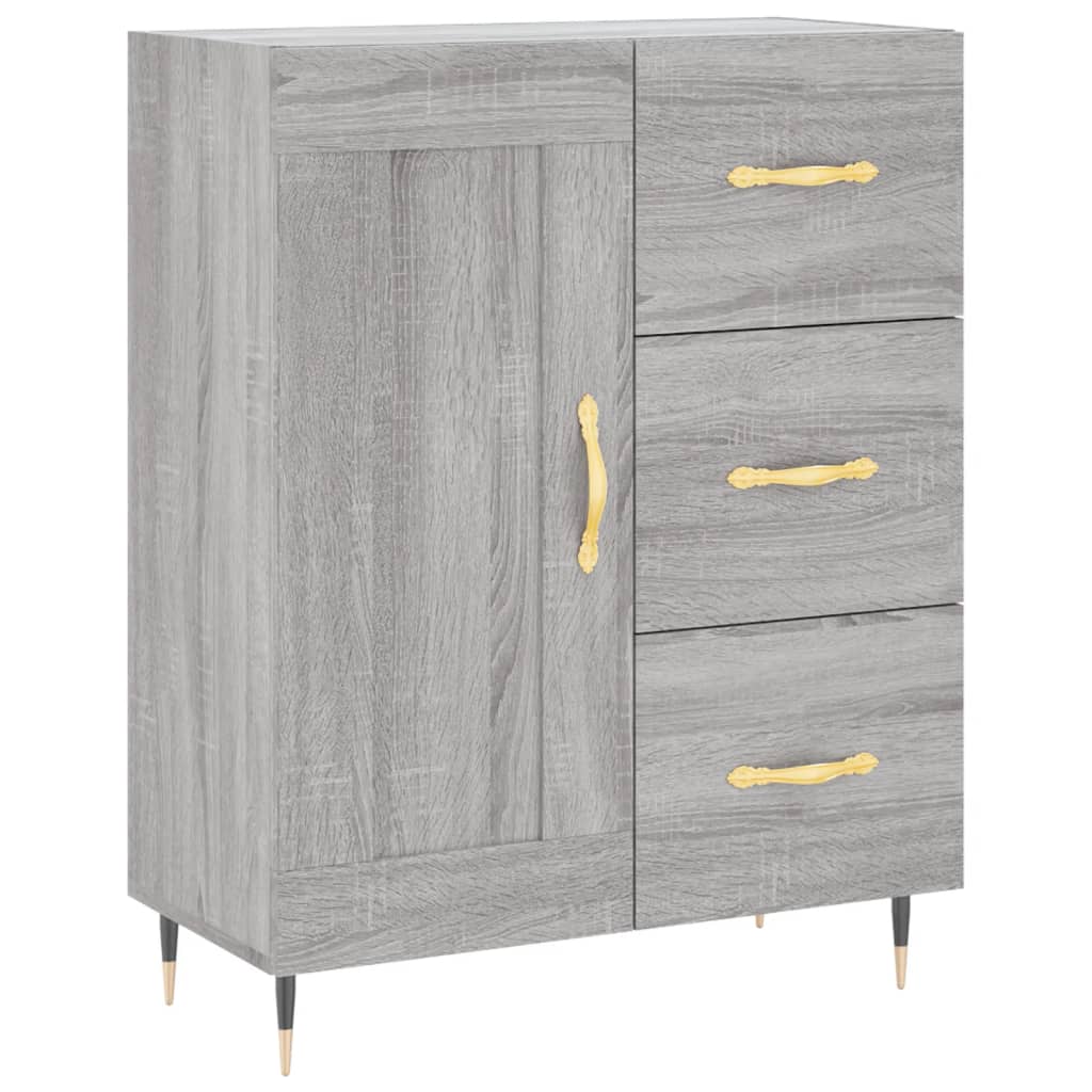 Credenza Grigio Sonoma 69,5x34x90 cm in Legno Multistratocod mxl 128586