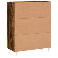 Credenza Rovere Fumo 69,5x34x90 cm in Legno Multistrato 830249