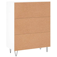 Credenza Bianca 69,5x34x90 cm in Legno Multistrato 830252