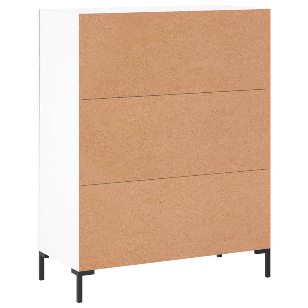 Credenza Bianca 69,5x34x90 cm in Legno Multistrato 830260