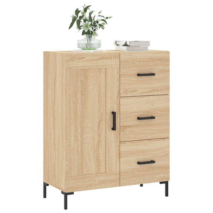 Credenza Rovere Sonoma 69,5x34x90 cm in Legno Multistratocod mxl 128443