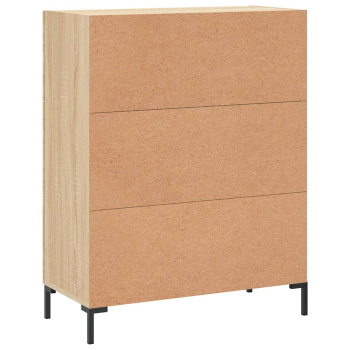 Credenza Rovere Sonoma 69,5x34x90 cm in Legno Multistrato 830263