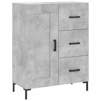 Credenza Grigio Cemento 69,5x34x90 cm in Legno Multistratocod mxl 104094