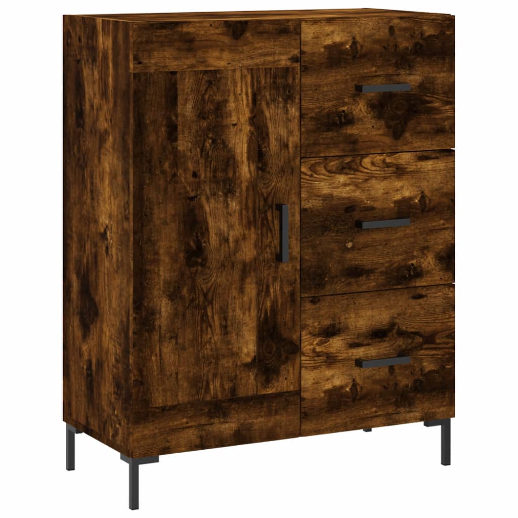 Credenza Rovere Fumo 69,5x34x90 cm in Legno Multistratocod mxl 80966