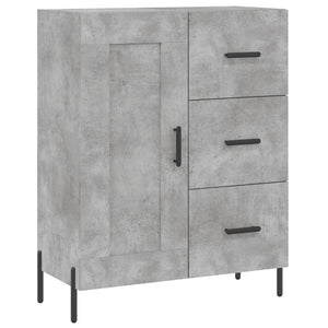 Credenza Grigio Cemento 69,5x34x90 cm in Legno Multistratocod mxl 104655