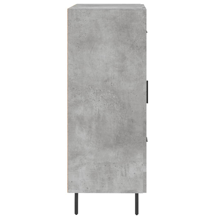 Credenza Grigio Cemento 69,5x34x90 cm in Legno Multistrato 830280