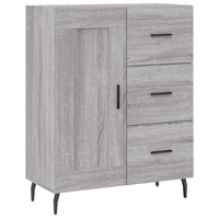 Credenza Grigio Sonoma 69,5x34x90 cm in Legno Multistrato 830282