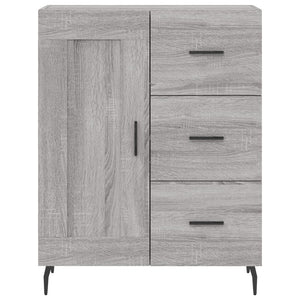 Credenza Grigio Sonoma 69,5x34x90 cm in Legno Multistrato 830282