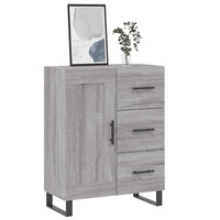 Credenza Grigio Sonoma 69,5x34x90 cm in Legno Multistrato 830290