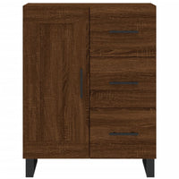 Credenza Rovere Marrone 69,5x34x90 cm in Legno Multistrato 830291