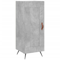 Credenza Grigio Cemento 34,5x34x90 cm in Legno Multistrato 830416