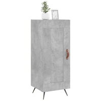 Credenza Grigio Cemento 34,5x34x90 cm in Legno Multistrato 830416