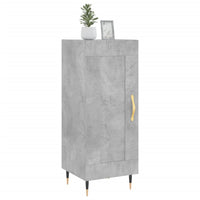 Credenza Grigio Cemento 34,5x34x90 cm in Legno Multistrato 830424