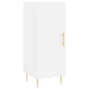 Credenza Bianca 34,5x34x90 cm in Legno Multistrato 830428