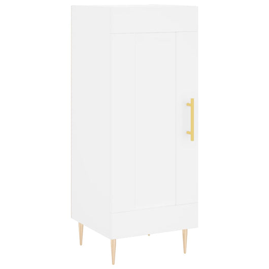 Credenza Bianca 34,5x34x90 cm in Legno Multistrato 830428