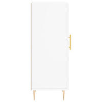 Credenza Bianca 34,5x34x90 cm in Legno Multistrato 830428