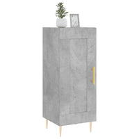 Credenza Grigio Cemento 34,5x34x90 cm in Legno Multistrato 830432