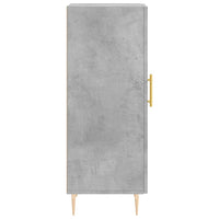 Credenza Grigio Cemento 34,5x34x90 cm in Legno Multistrato 830432