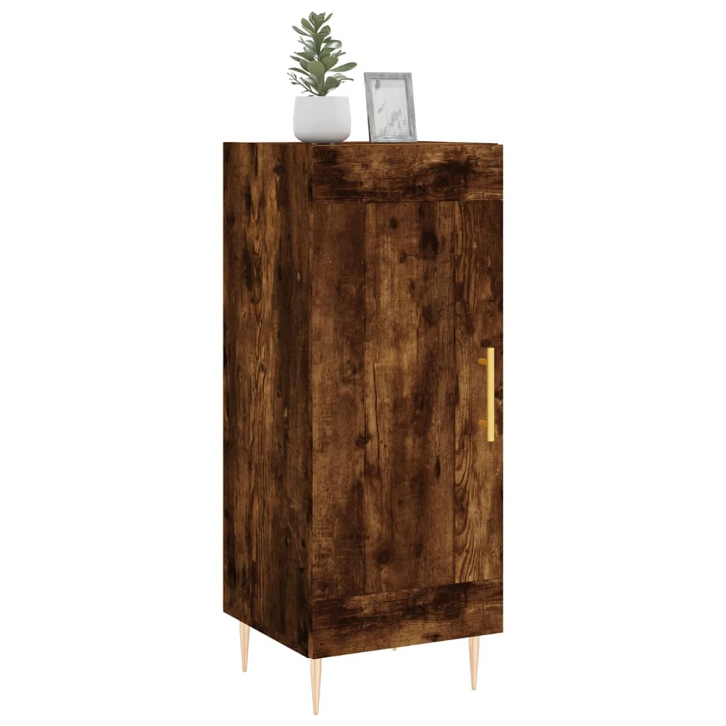 Credenza Rovere Fumo 34,5x34x90 cm in Legno Multistratocod mxl 105360