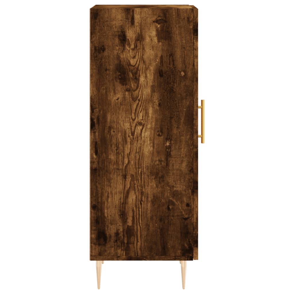 Credenza Rovere Fumo 34,5x34x90 cm in Legno Multistrato 830433