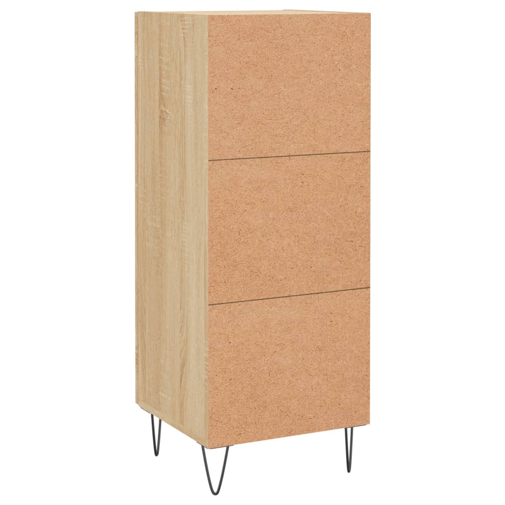 Credenza Rovere Sonoma 34,5x34x90 cm in Legno Multistrato 830439