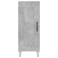 Credenza Grigio Cemento 34,5x34x90 cm in Legno Multistrato 830440