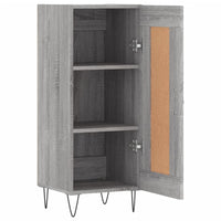 Credenza Grigio Sonoma 34,5x34x90 cm in Legno Multistrato 830442