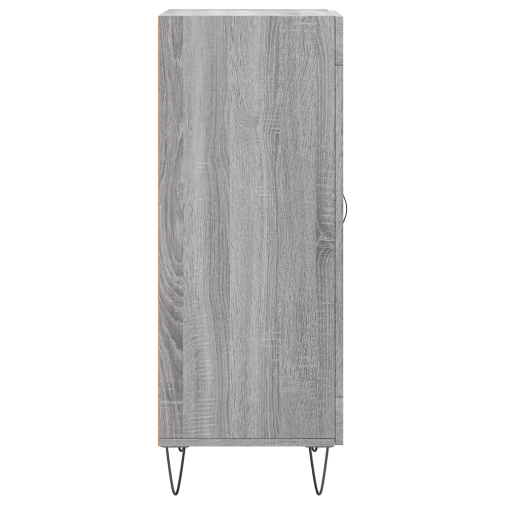 Credenza Grigio Sonoma 34,5x34x90 cm in Legno Multistrato 830442