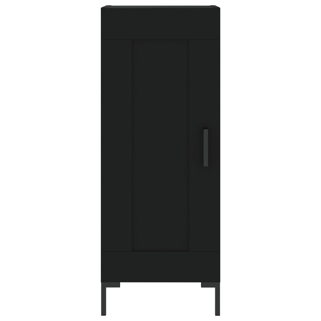 Credenza Nero 34,5x34x90 cm in Legno Multistrato 830445