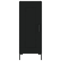 Credenza Nero 34,5x34x90 cm in Legno Multistrato 830445