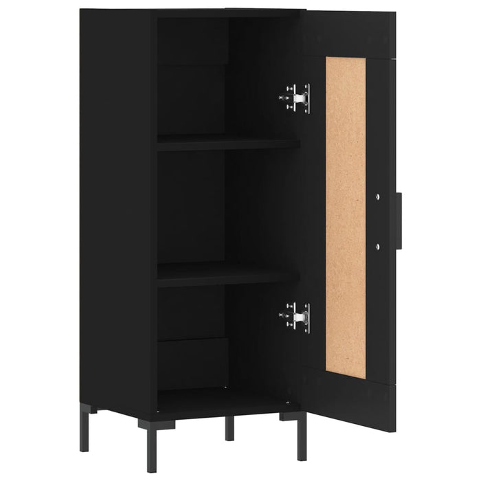 Credenza Nero 34,5x34x90 cm in Legno Multistrato 830445