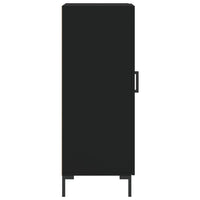 Credenza Nero 34,5x34x90 cm in Legno Multistrato 830445