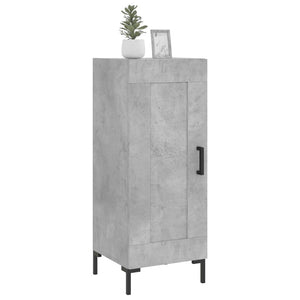 Credenza Grigio Cemento 34,5x34x90 cm in Legno Multistratocod mxl 127998